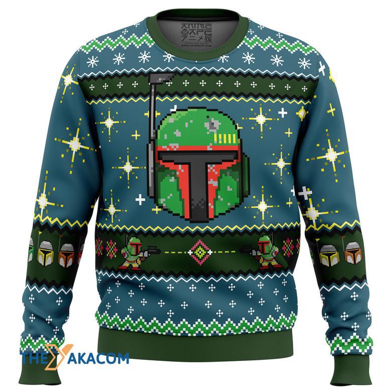 Boba Fett Gift For Fan Anime Christmas Ugly Sweater