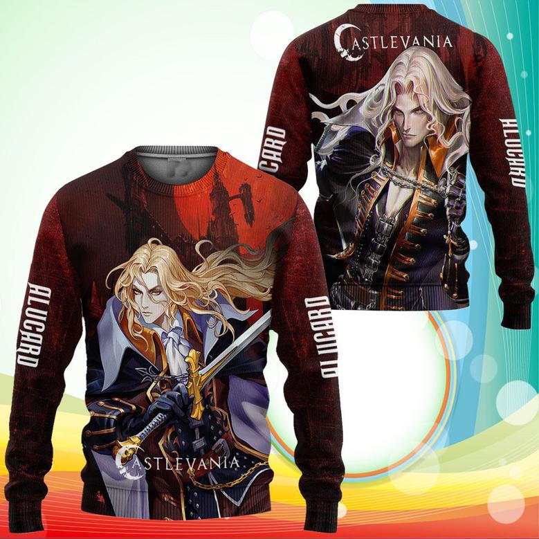 Castlevania Alucard Sweatshirt Anime Merch Stores