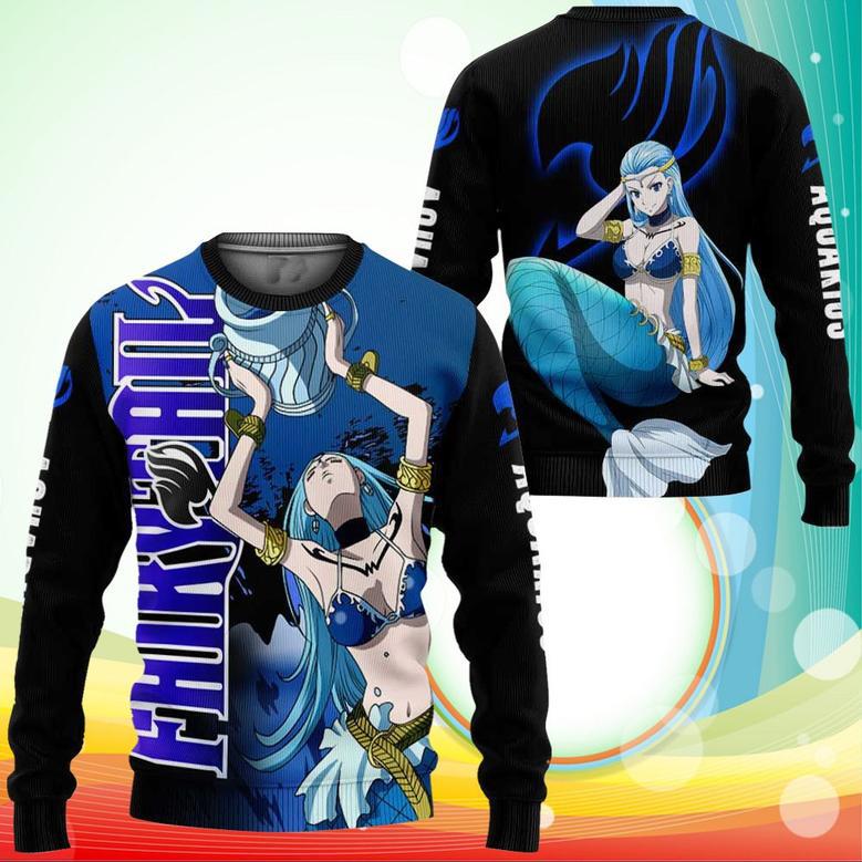 Celestial Aquarius Sweatshirt Fairy Tail Anime Merch Stores