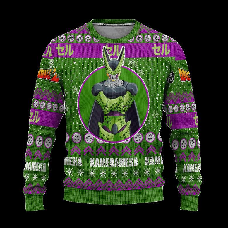 Cell Anime Ugly Christmas Sweater Dragon Ball Z Xmas Gift