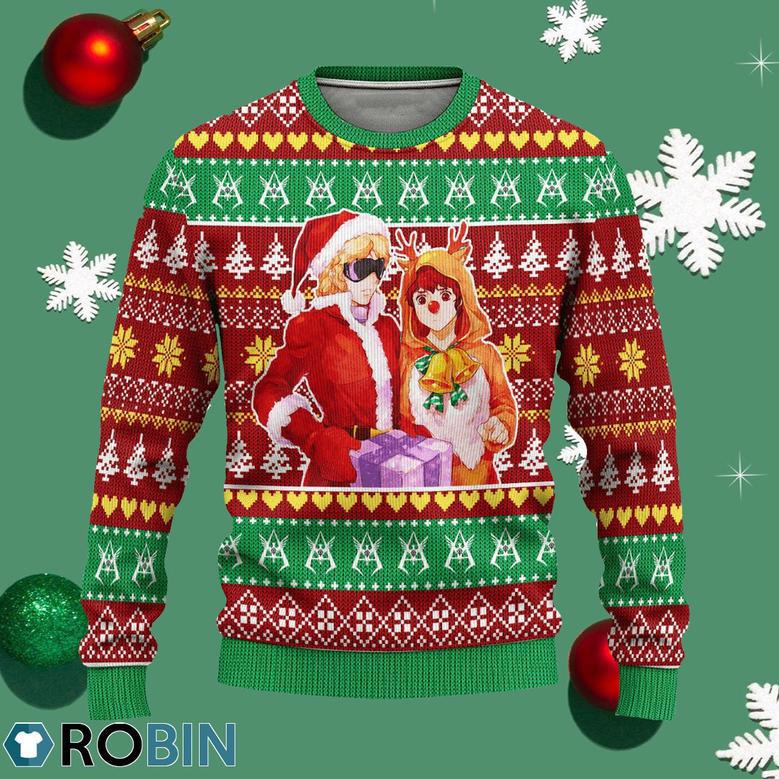 Char Aznable Anime Ugly Christmas Sweater Custom Gundam Xmas Gift