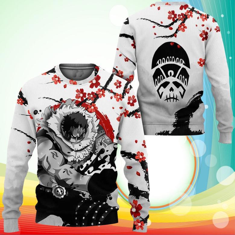 Charlotte Katakuri Sweatshirt Japan Style One Piece Anime Printed Sweater