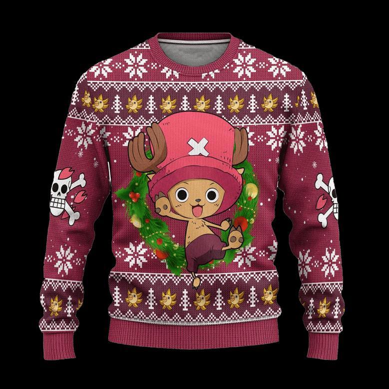 Chopper One Piece Anime Ugly Christmas Sweatshirt Xmas Gift