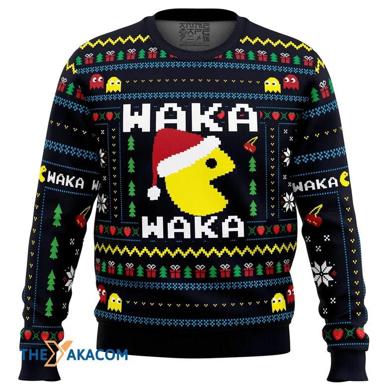 Christmas Arcade Pac-Man Gift For Fan Anime Christmas Ugly Sweater