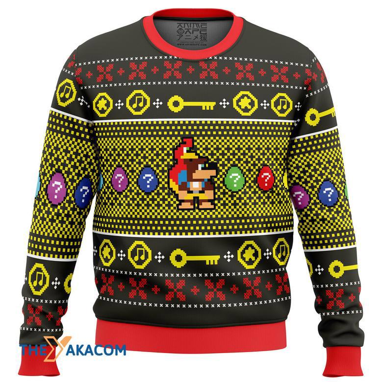 Christmas Banjo-Kazooie Gift For Fan Anime Christmas Ugly Sweater