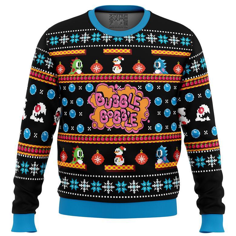 Christmas Bubble Bobble Ugly Christmas Sweater