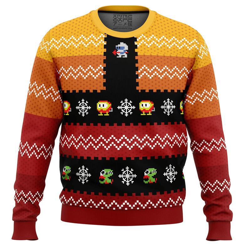 Christmas Dig Dug Christmas Sweater