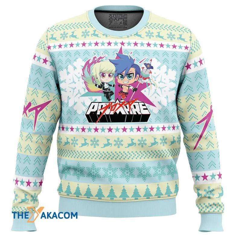 Christmas Lio and Galo Promare Gift For Fan Anime Christmas Ugly Sweater