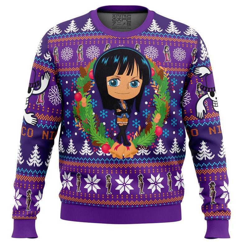 Christmas Nico One Piece Ugly Christmas Sweater