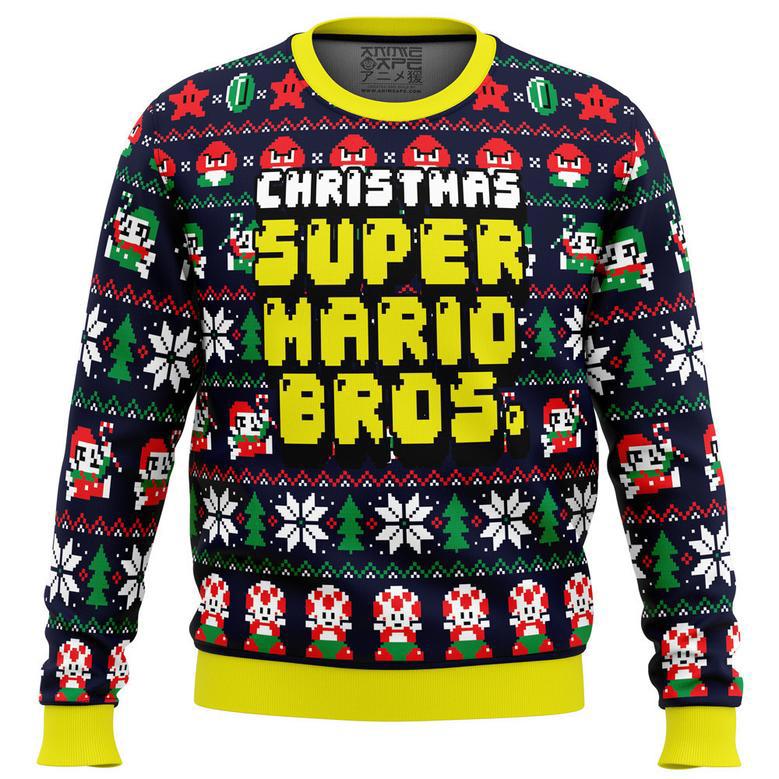 Christmas Super Mario Bros. Ugly Christmas Sweater