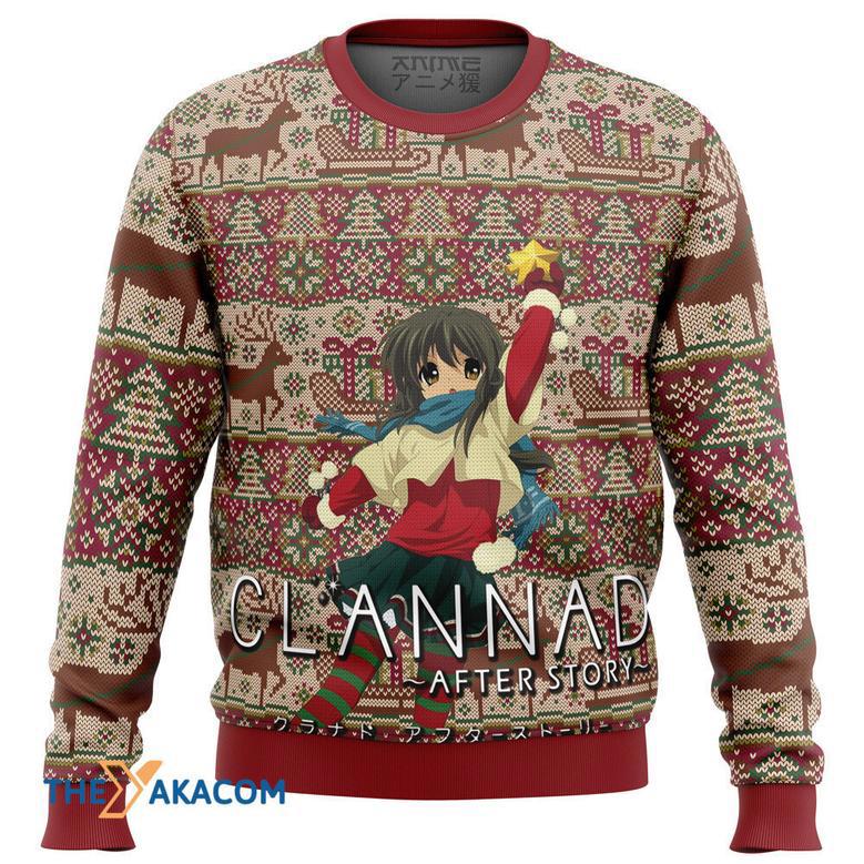 Clannad Alt Gift For Fan Anime Christmas Ugly Sweater