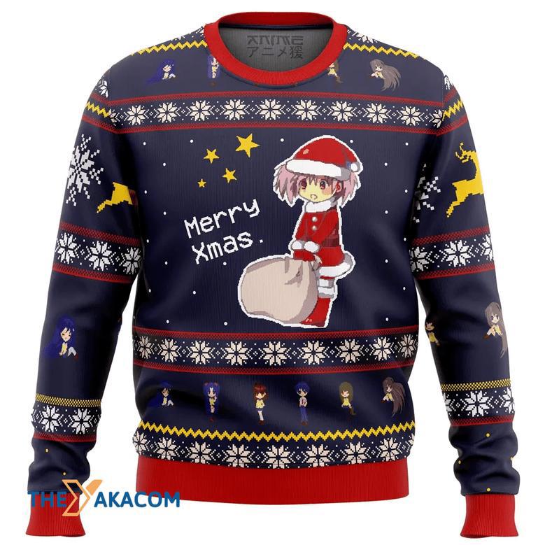 Clannad Merry Xmas Gift For Fan Anime Christmas Ugly Sweater