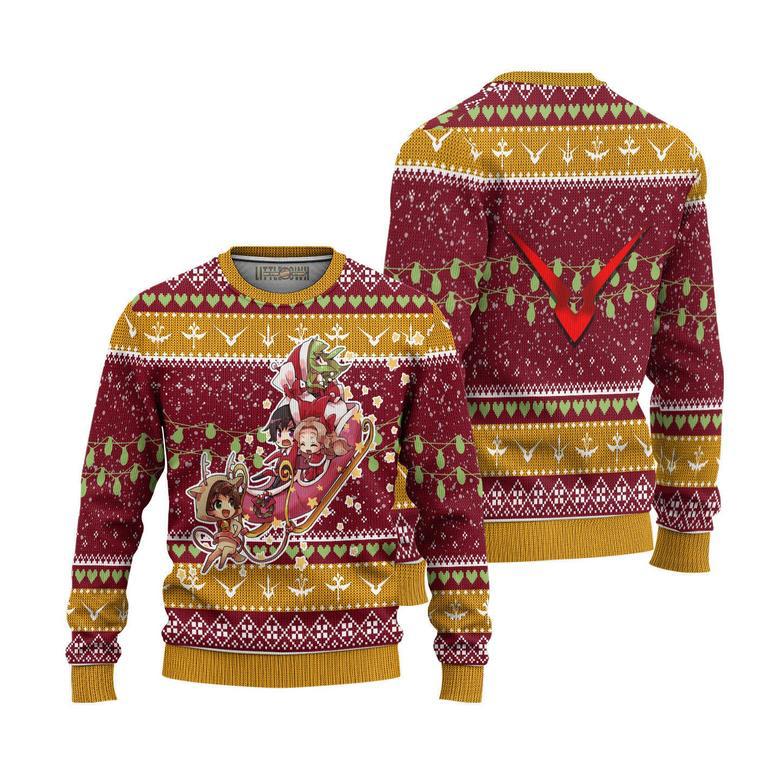 Code Geass Chibi Characters Ugly Christmas Sweater