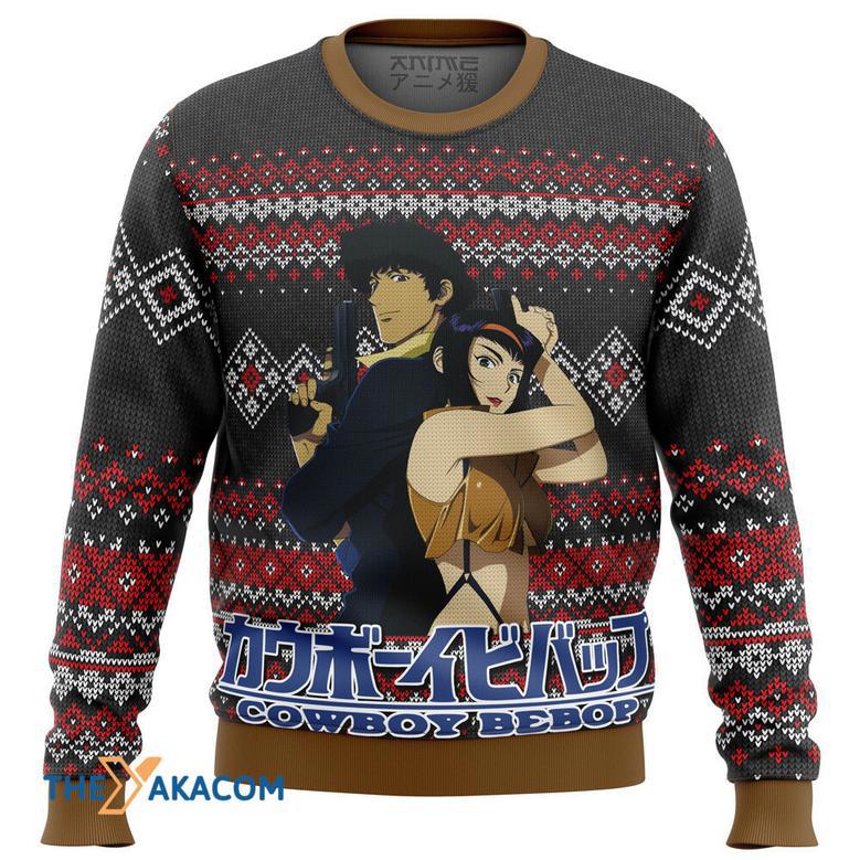 Cowboy Bebop Alt Gift For Fan Anime Christmas Ugly Sweater