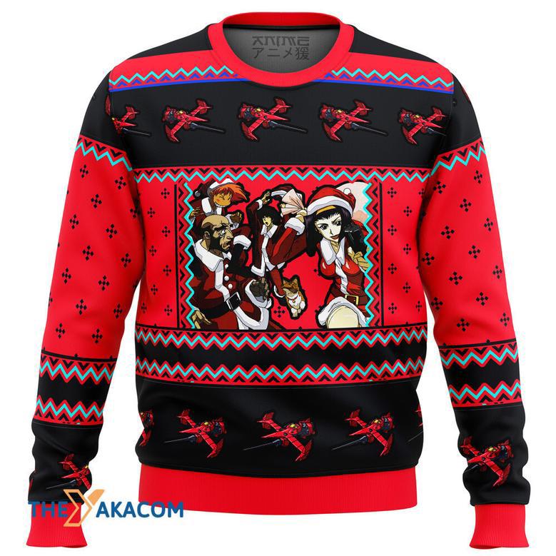 Cowboy Bebop Holiday Gift For Fan Anime Christmas Ugly Sweater