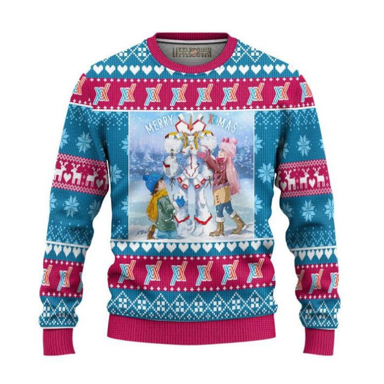 Darling In The Franxx Anime Ugly Christmas Sweater