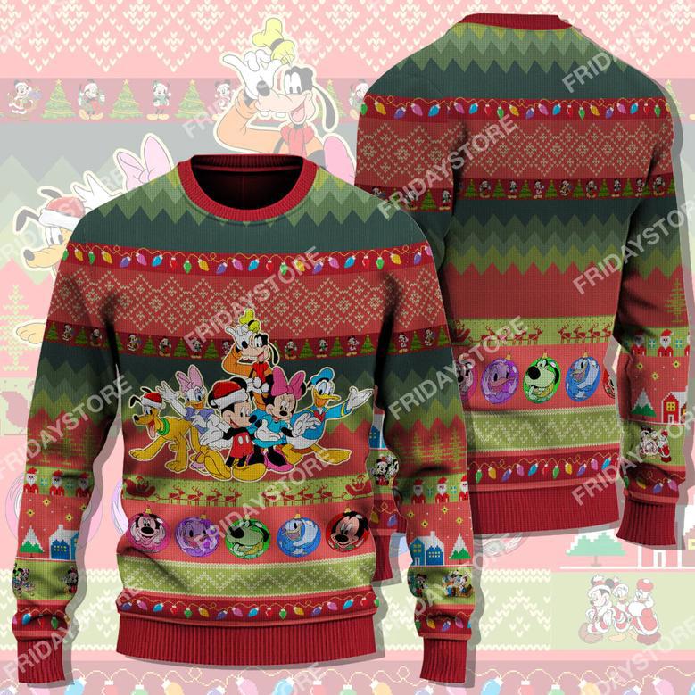 Disney Sweater House Of Mouse Ugly Christmas Ugly Sweater High Quality Amazing Disney MK Mouse Ugly