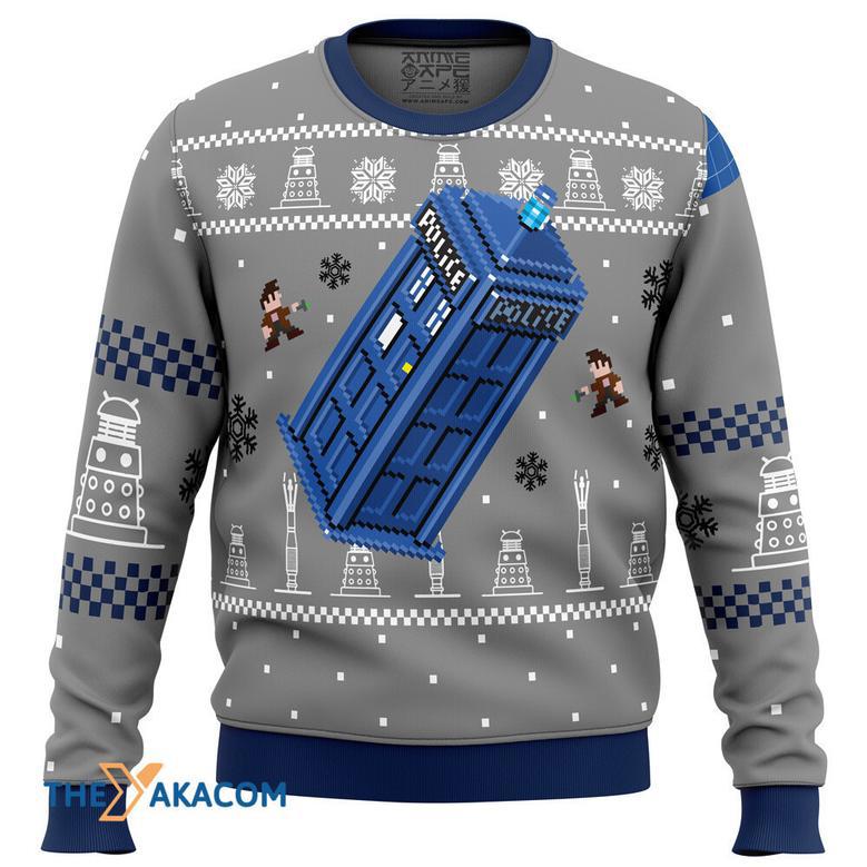 Doctor Who Gift For Fan Anime Christmas Ugly Sweater