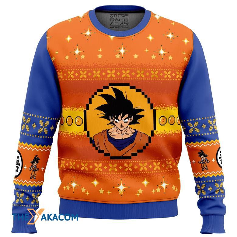 Dragon Ball Z Goku Christmas Gift For Fan Anime Christmas Ugly Sweater