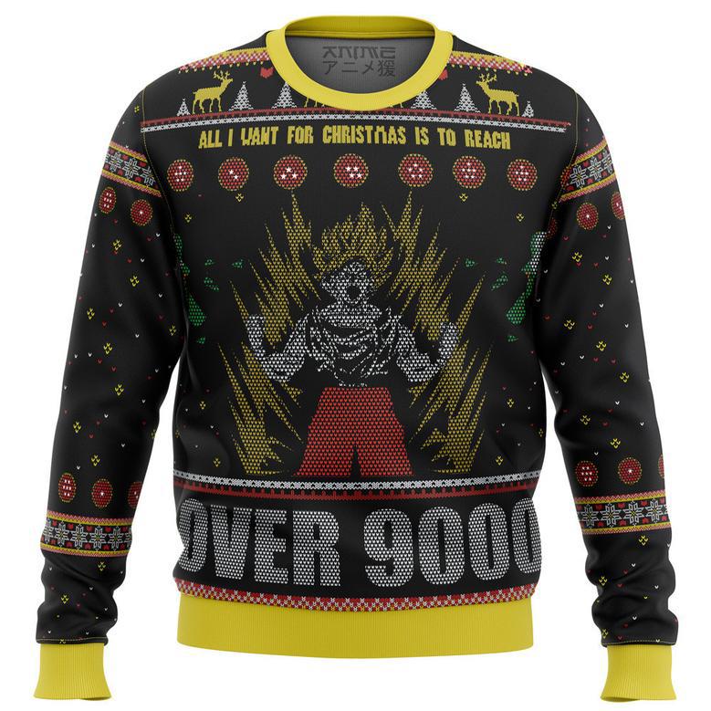 Dragonball Z Goku Over Ugly Christmas Sweater