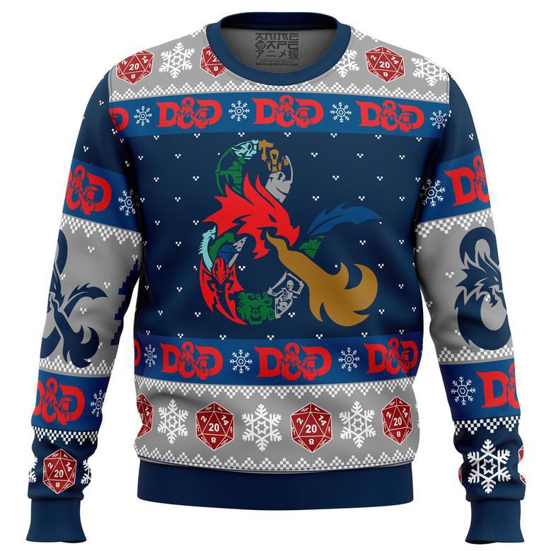 Dungeons & Dragons Ugly Christmas Sweater