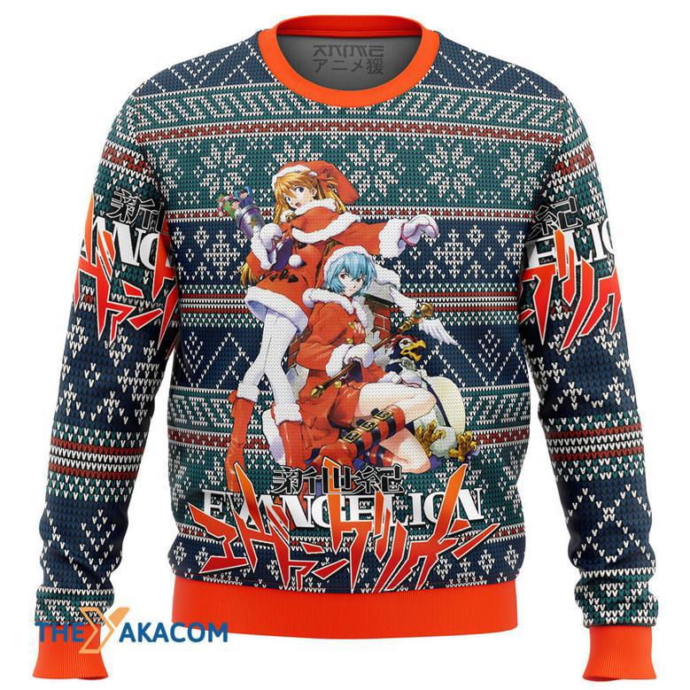 Evangelion Alt Gift For Fan Anime Christmas Ugly Sweater