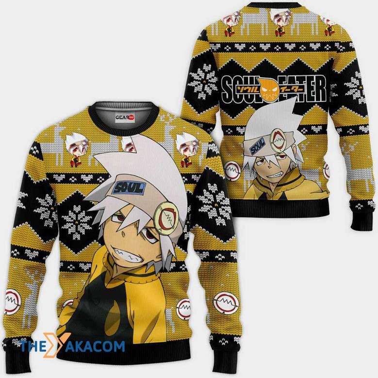 Evans Symbol Anime Soul Eater Custom Gift For Fan Anime Christmas Ugly Sweater