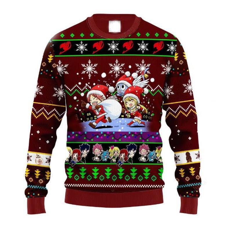 Fairy Tail Anime Elf Ugly Wool Knitted Sweater