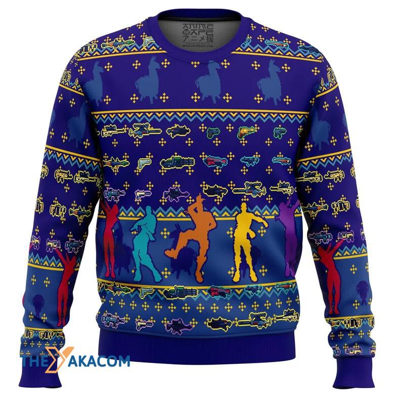 Fortnite Party Gift For Fan Anime Christmas Ugly Sweater