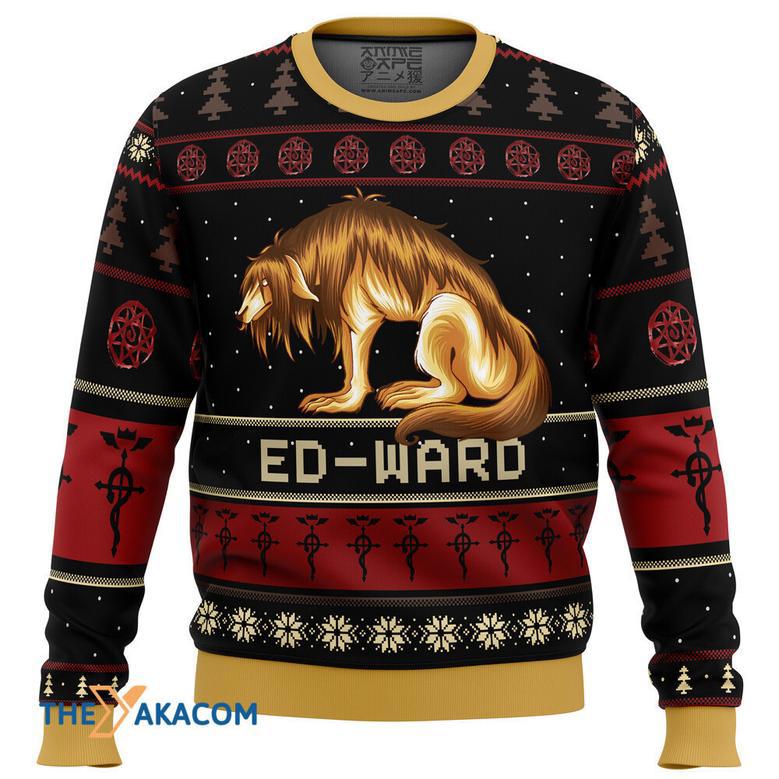 Fullmetal Alchemist Chimera Nina Tucker Ed-ward Custom Gift For Fan Anime Christmas Ugly Sweater