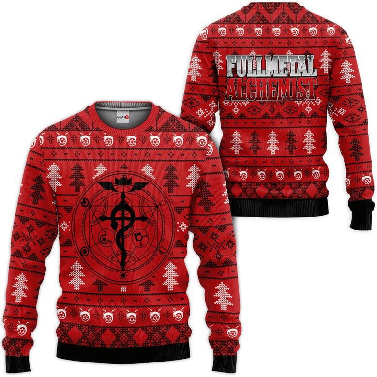 Fullmetal Alchemist Ugly Christmas Sweater Custom For Anime Fans