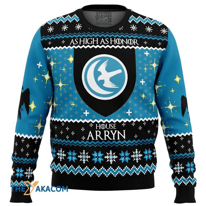 Game of Thrones House Arryn Gift For Fan Anime Christmas Ugly Sweater