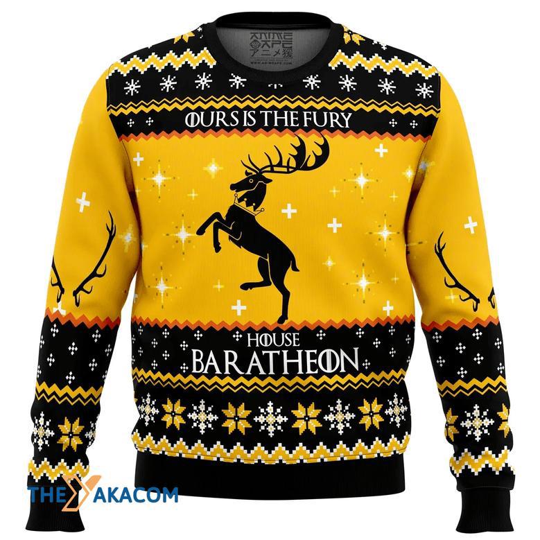 Game of Thrones House Baratheon Gift For Fan Anime Christmas Ugly Sweater