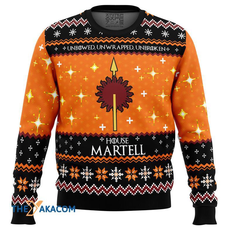 Game of Thrones House Martell Gift For Fan Anime Christmas Ugly Sweater