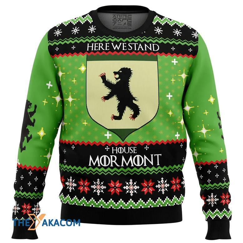 Game of Thrones House Mormont Gift For Fan Anime Christmas Ugly Sweater