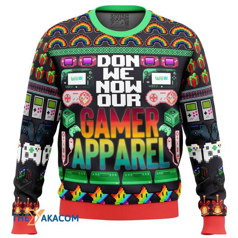 Gamer Apparel Gift For Fan Anime Christmas Ugly Sweater