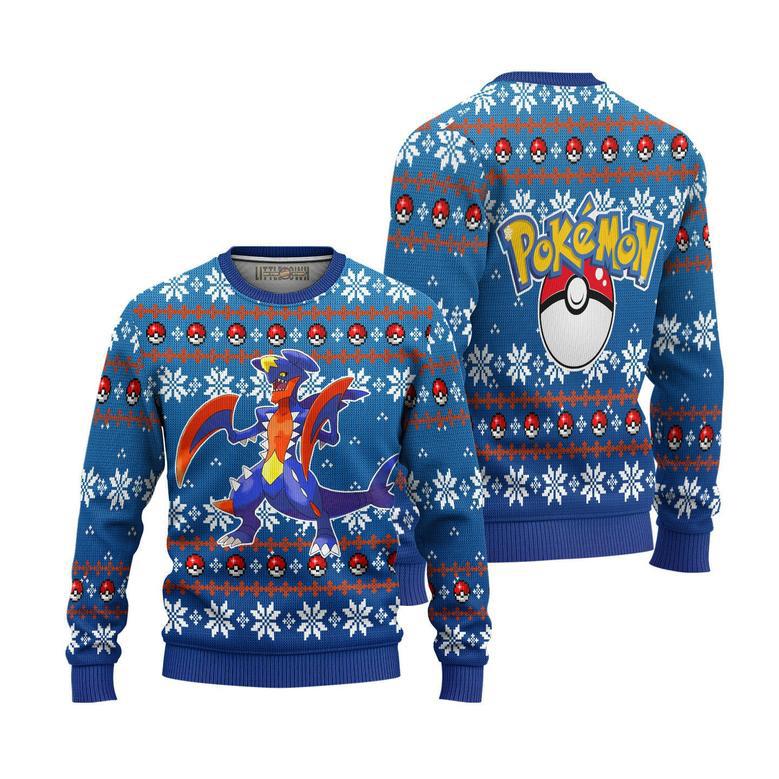 Garchomp Pokemon Ugly Christmas Sweater