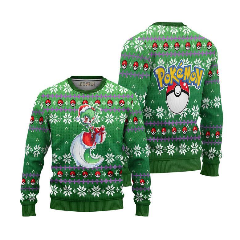 Gardevoir Ugly Christmas Sweater Pokemon Custom Knitted Sweatshirt