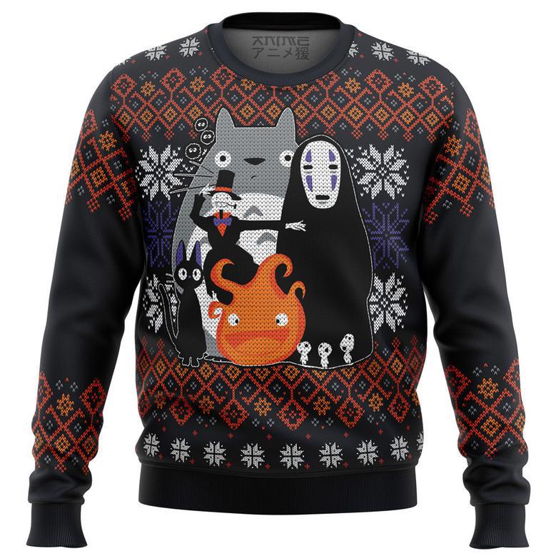 Ghibli Miyazaki Ugly Christmas Sweater