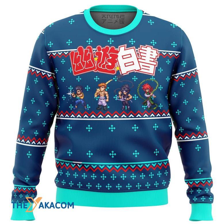 Ghost Fighter yuyu hakusho Gift For Fan Anime Christmas Ugly Sweater