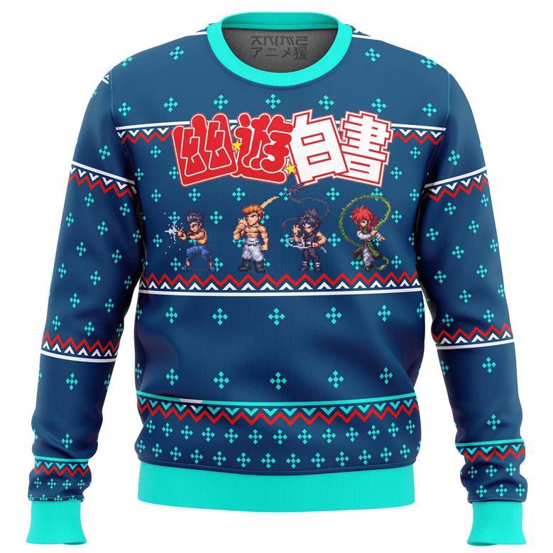 Ghost Fighter YuYu Hakusho Ugly Christmas Sweater