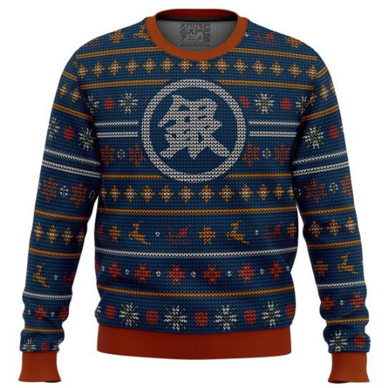 Gintama Gintoki Symbol Vintage Xmas Ugly Wool Knitted Sweater