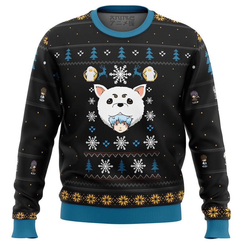 Gintama Woof Ugly Christmas Sweater