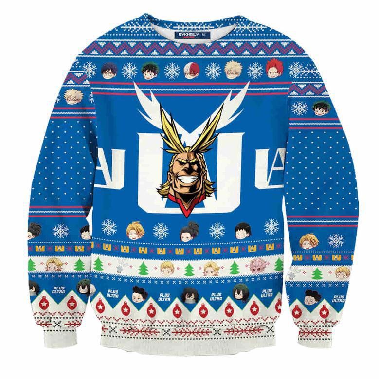 Go Beyond Plus Ultra My Hero Academia Wool Knitted Sweater