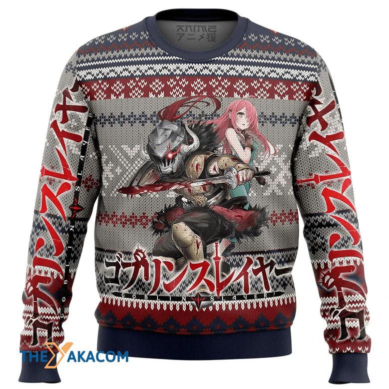 Goblin Slayer Alt Gift For Fan Anime Christmas Ugly Sweater