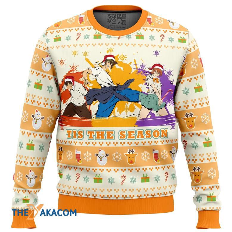 God of High School Tis the Season Gift For Fan Anime Christmas Ugly Sweater