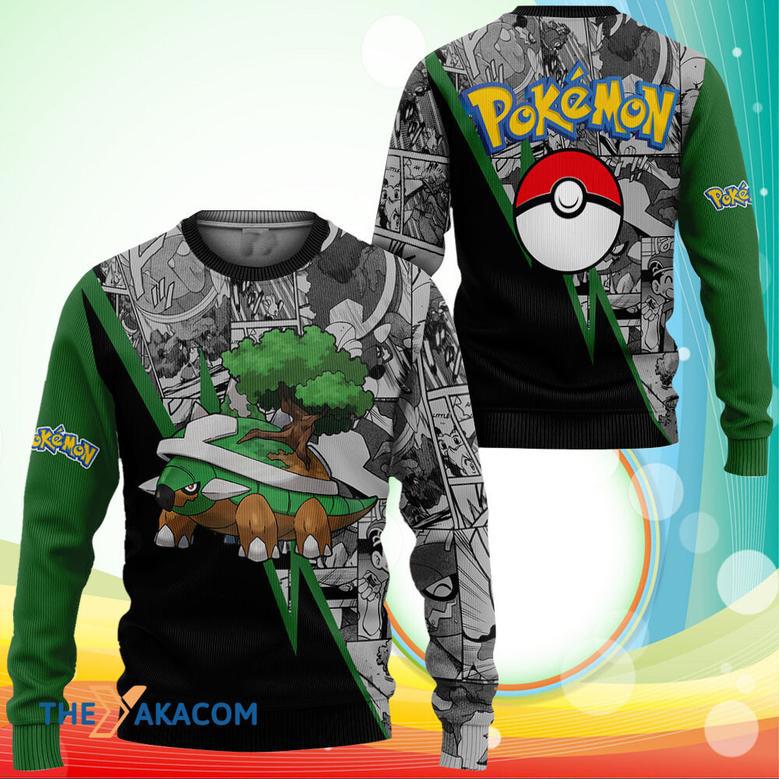 Great Gift Torterra Anime Pokemon Ugly Christmas Sweater