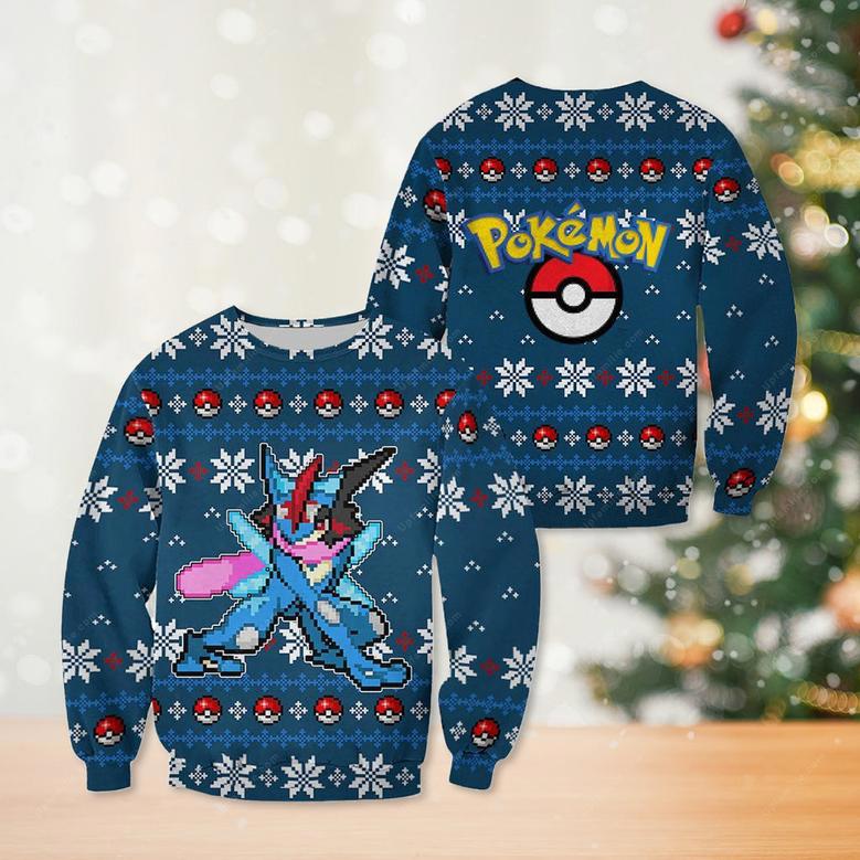 Greninja Pokemon Christmas Ugly Xmas Sweater