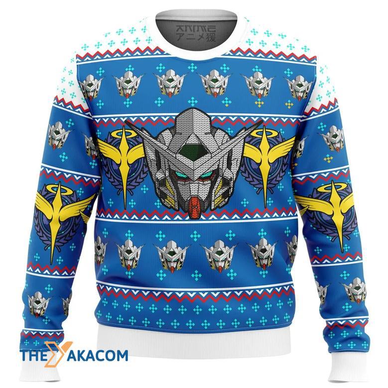 Gundam Helmet Gift For Fan Anime Christmas Ugly Sweater