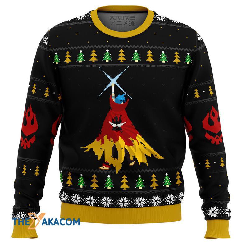 Gurren Lagann Kamina Gift For Fan Anime Christmas Ugly Sweater